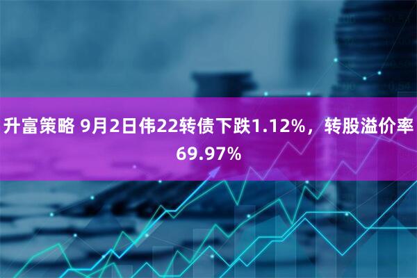 升富策略 9月2日伟22转债下跌1.12%，转股溢价率69.97%